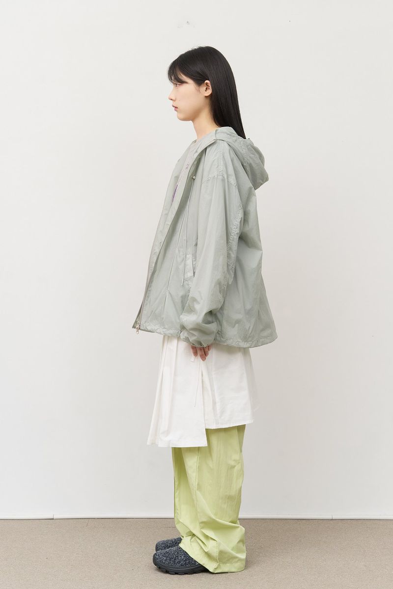 (W) Has Pleats Wrap Skirt
