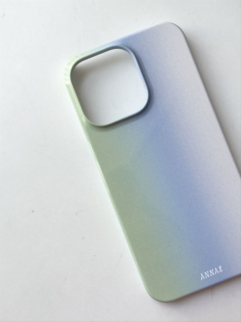[grass and ocean gradation hard case]
