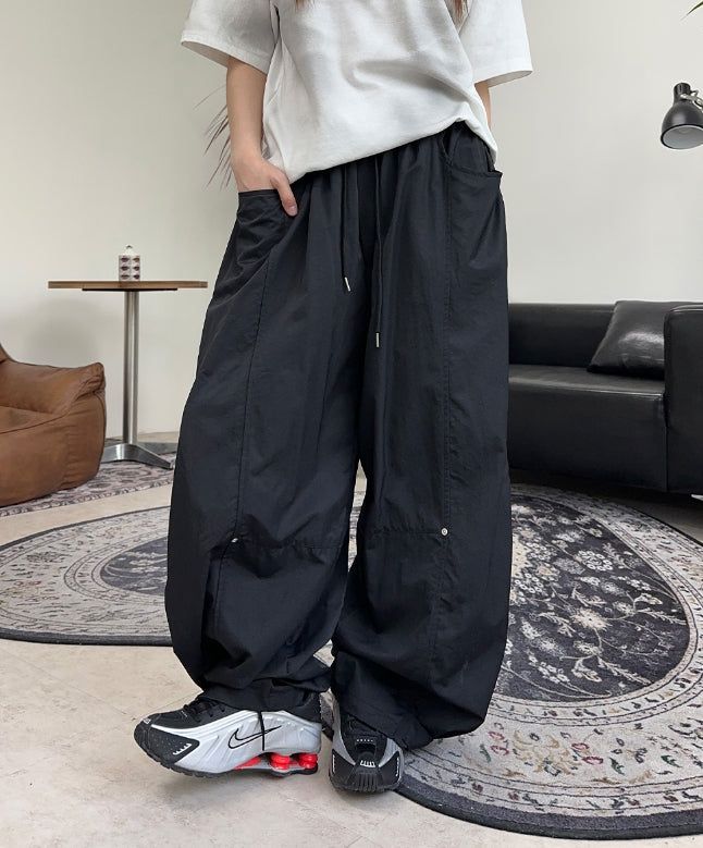 Reven Snap Nylon Pants