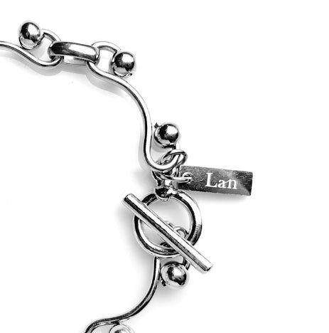 [MADE] 025 Wave ball toggle bracelet