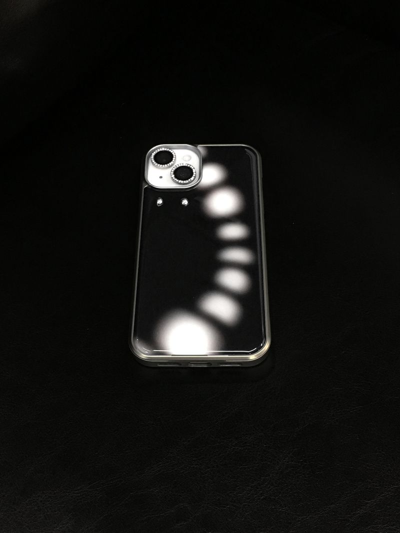 [MADE] PIERCING phone case_Black White