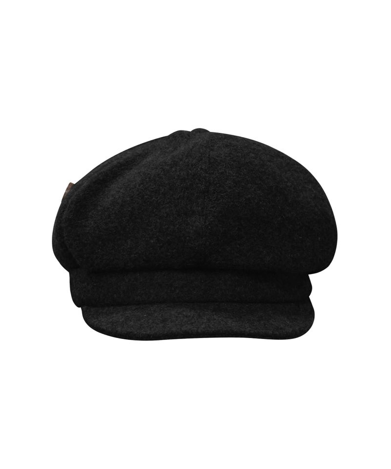 SIDE BUTTON HAT BLACK