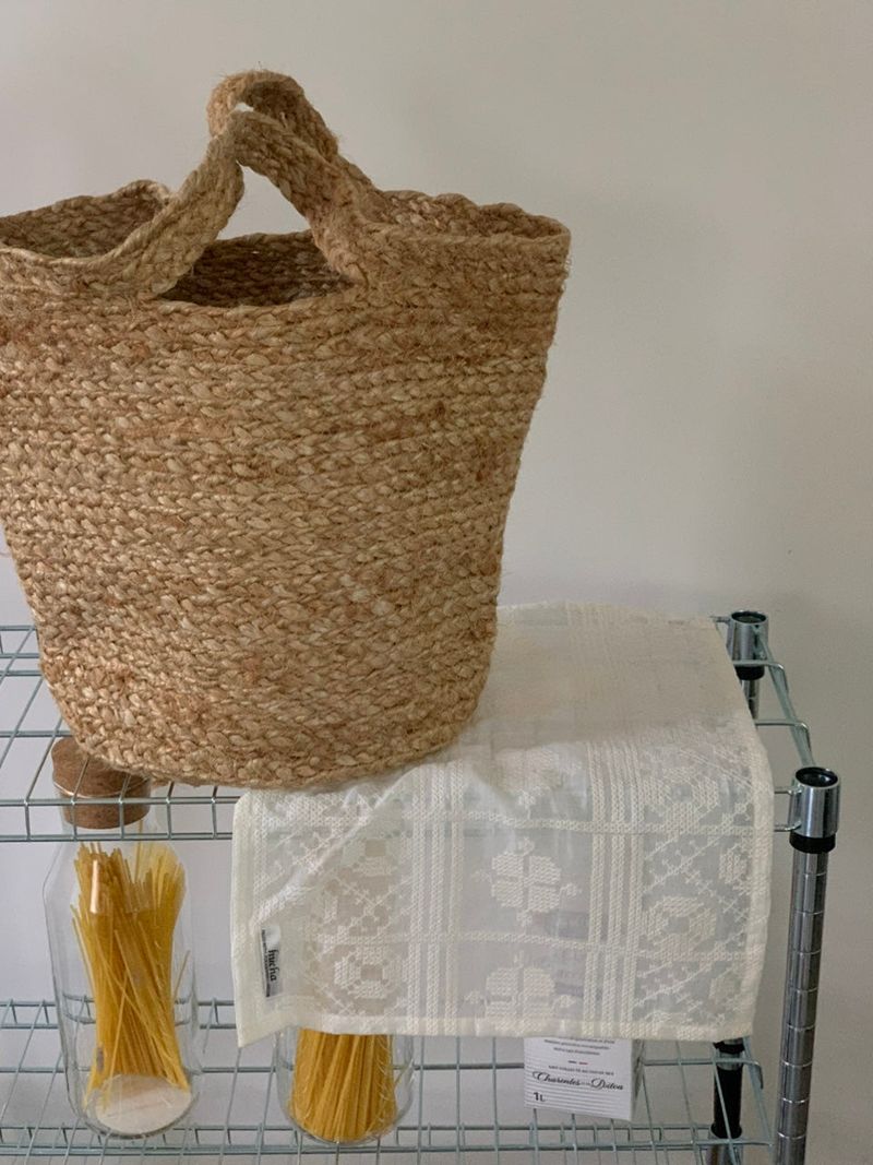 Cross-stitch pattern kitchen cloth