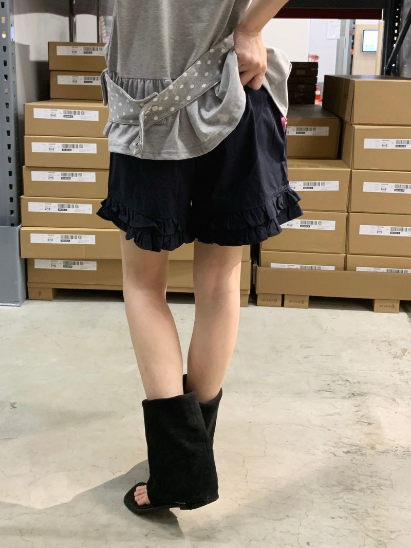 fomfom frill banding shorts (4c)