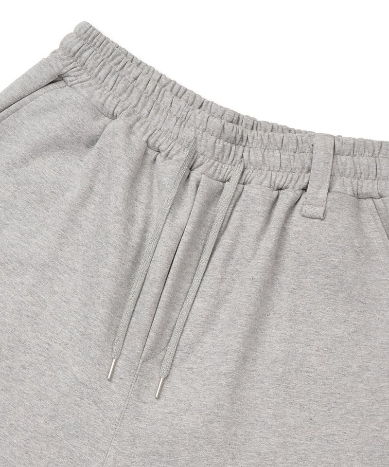 Balloon Baggy Bermuda Sweat Pants - Gray