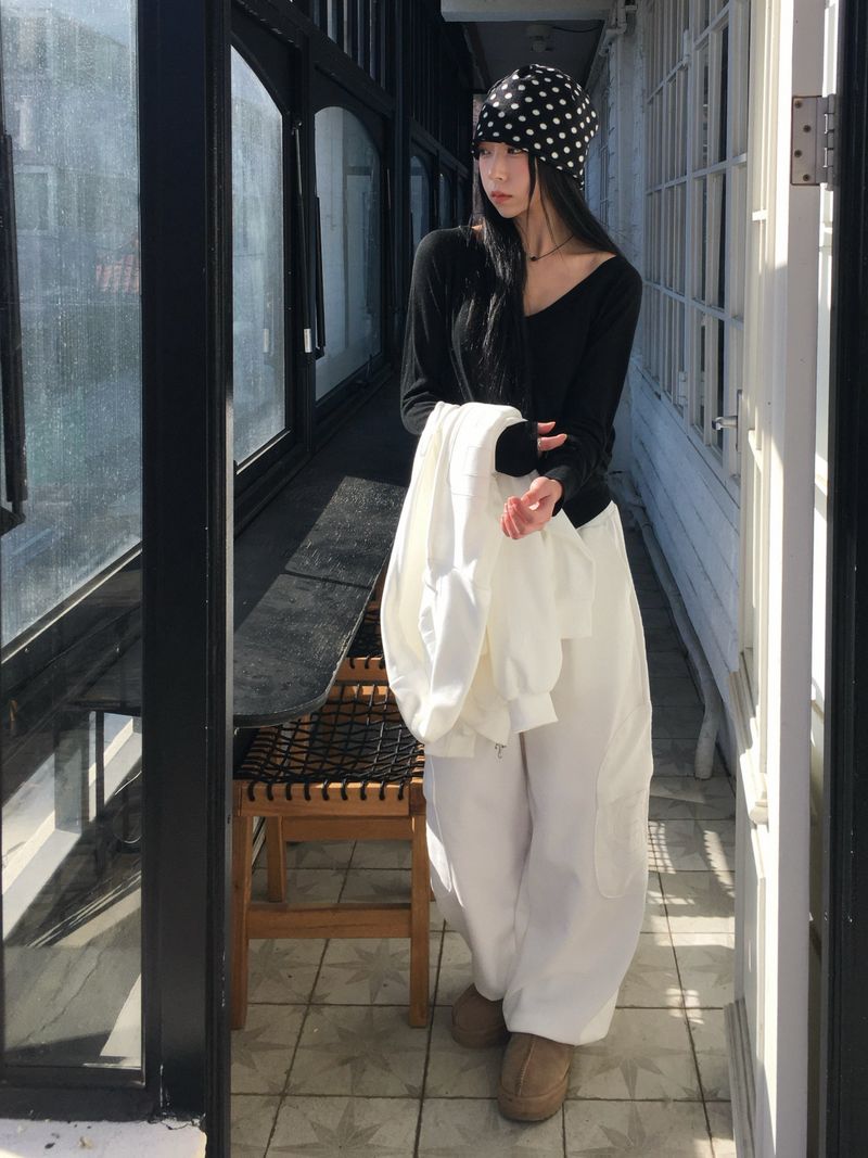 [SET] 99 Round Cargo Sweatpants (3c)