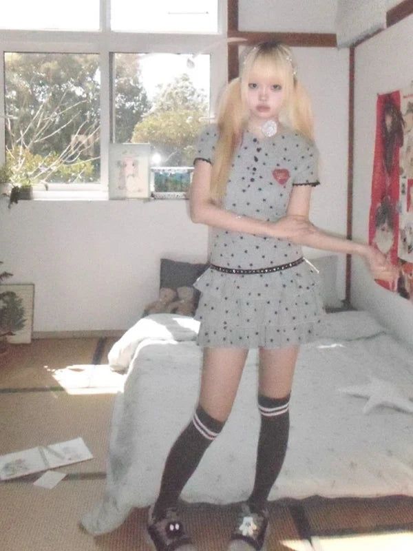 [Hashtag DDD] puffy star cake dress