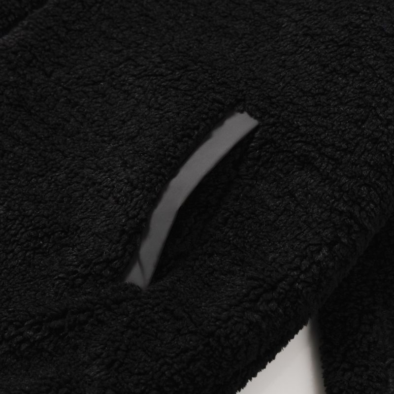 Classic Fleece Zipup Jacket - Black