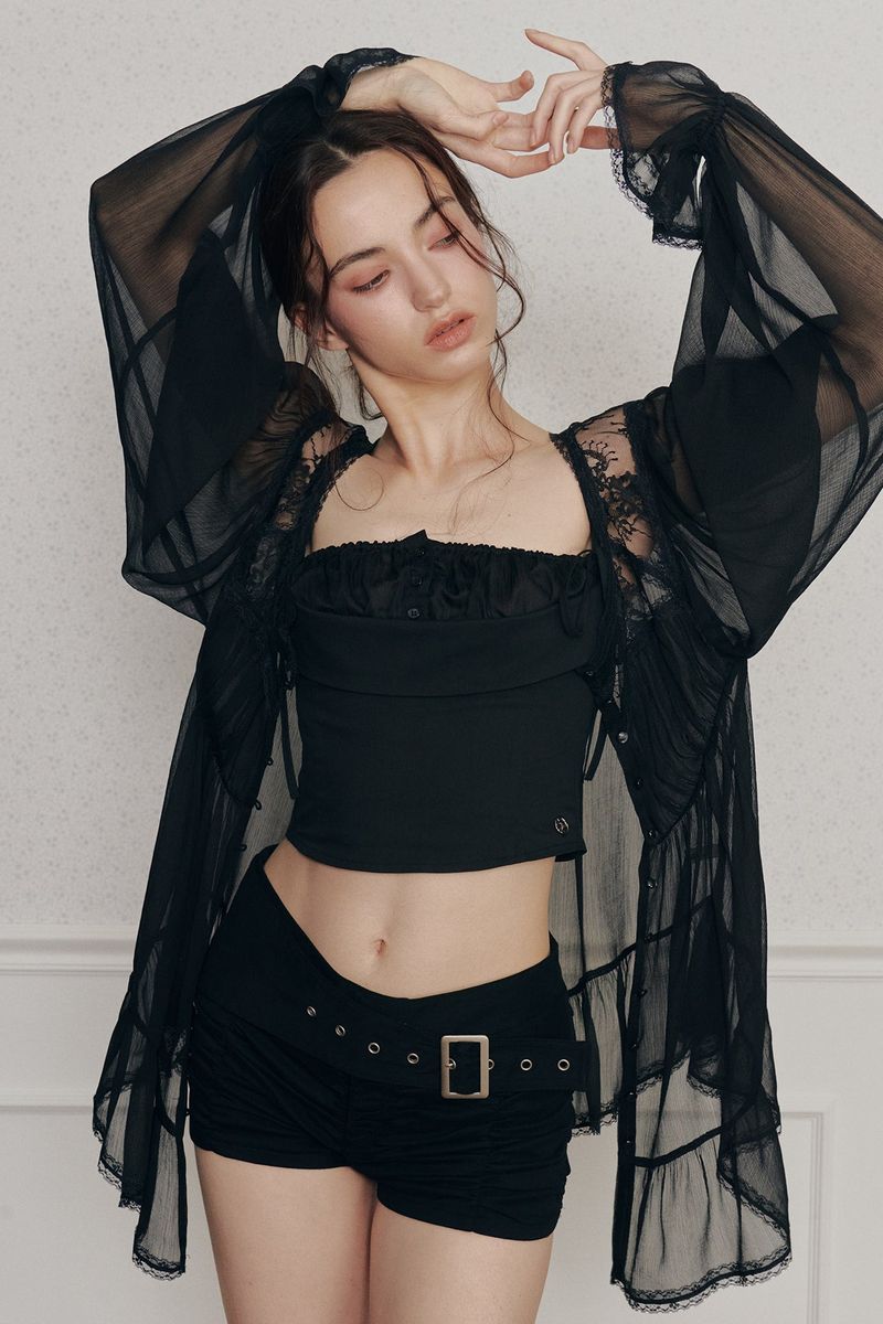 MOONRISE BLOUSE black