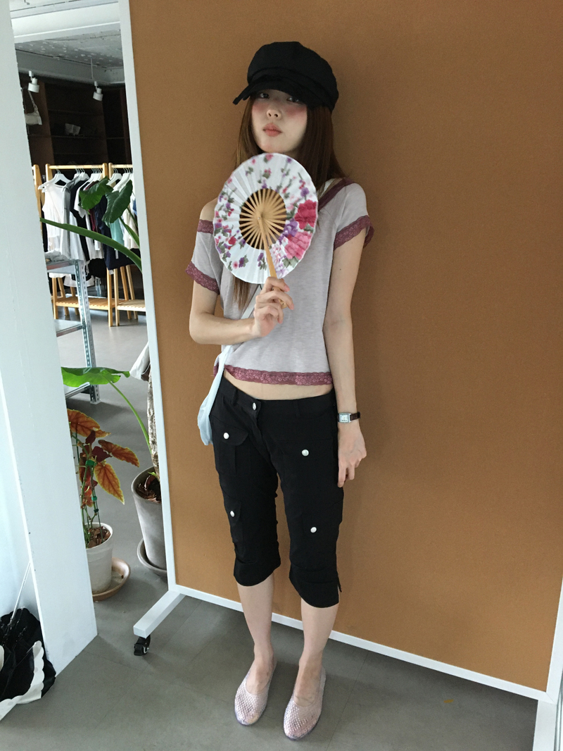 Street flap half pants (2color)