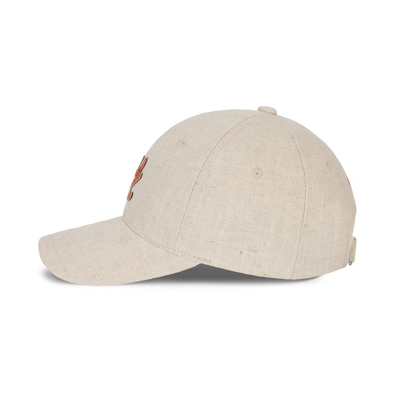 Flow VZ Leather Patch Ball Cap Natural
