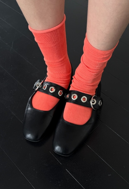 eyelet mary jane shoes