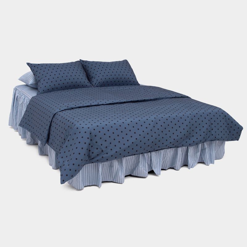 dormor(ドルモル)の「Dust-Free Dot Pattern - Blue Duvet Cover - SS size(Interior)」