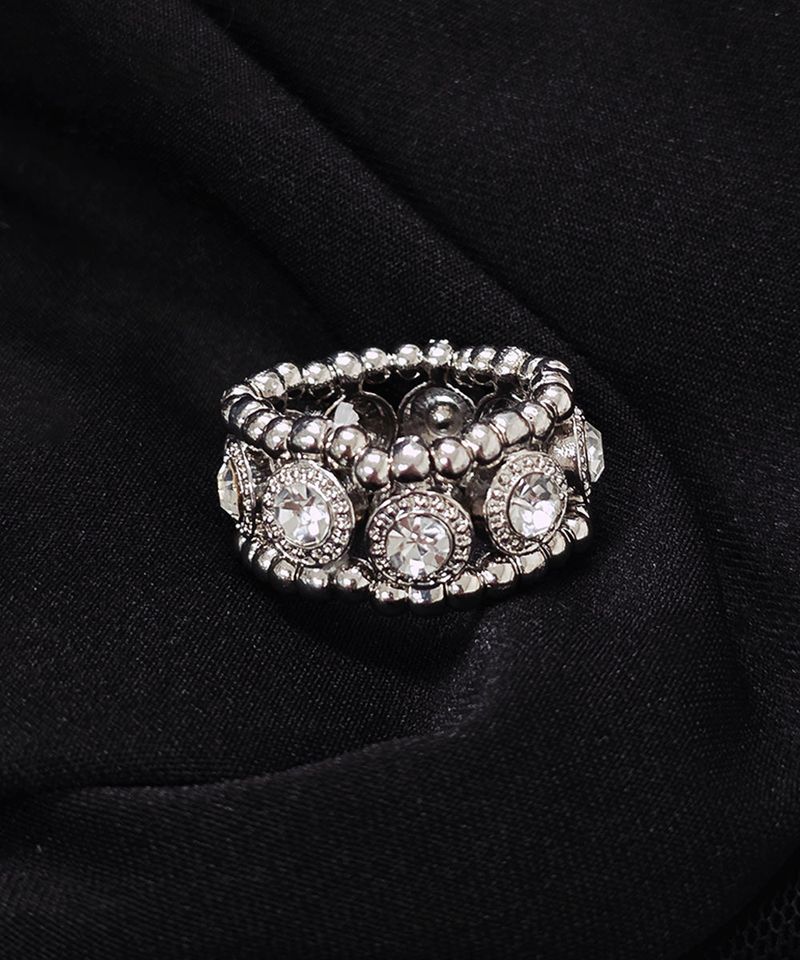 Unique Cubic Beads Ring