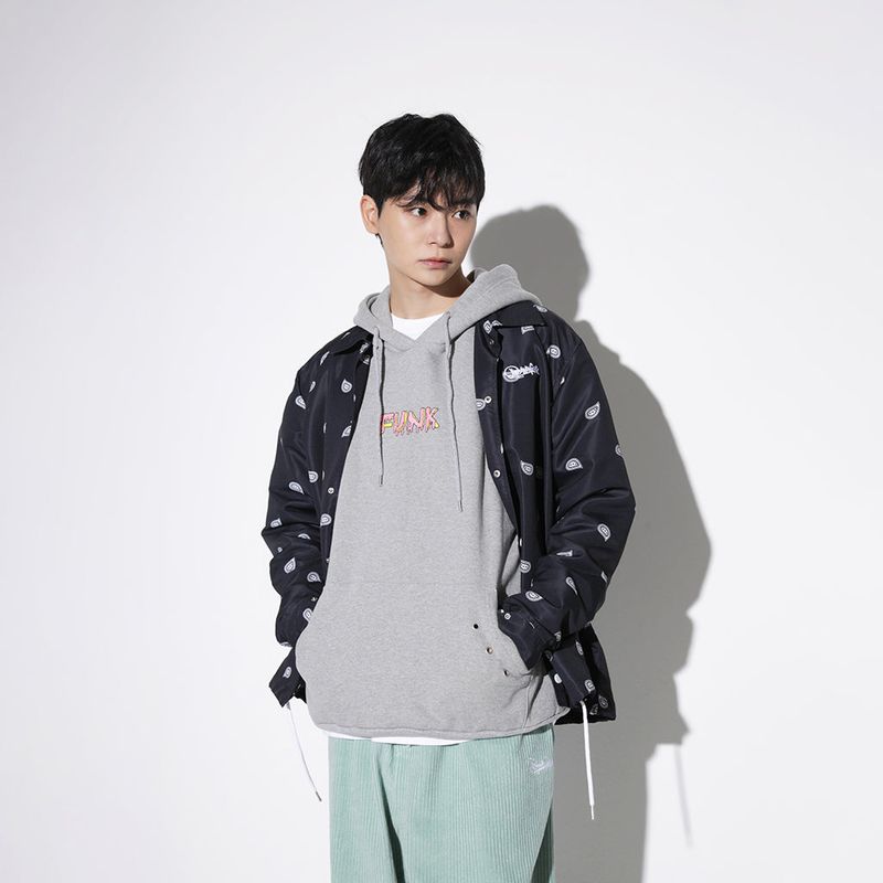 MELTING FUNK HOODIE gray
