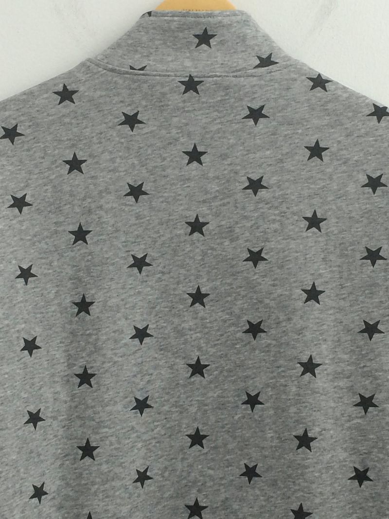 Highneck star zipup
