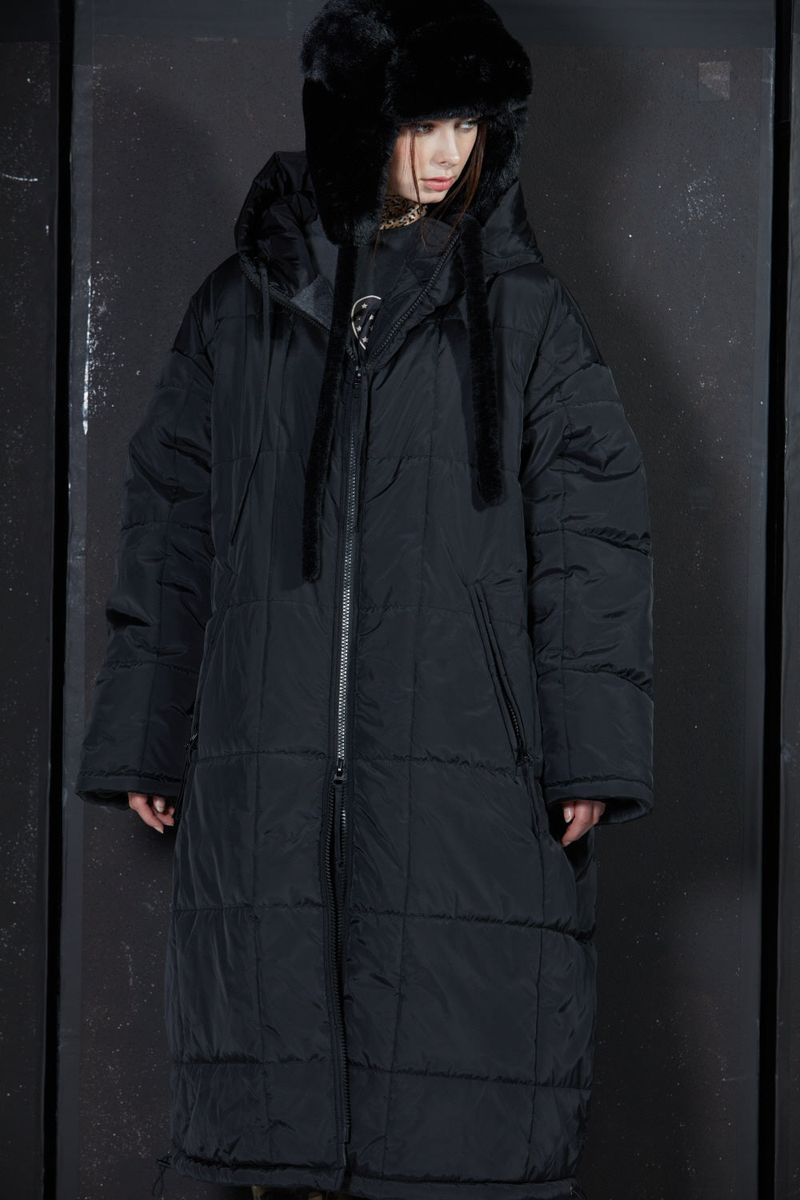 GL LONG PADDING -BLACK
