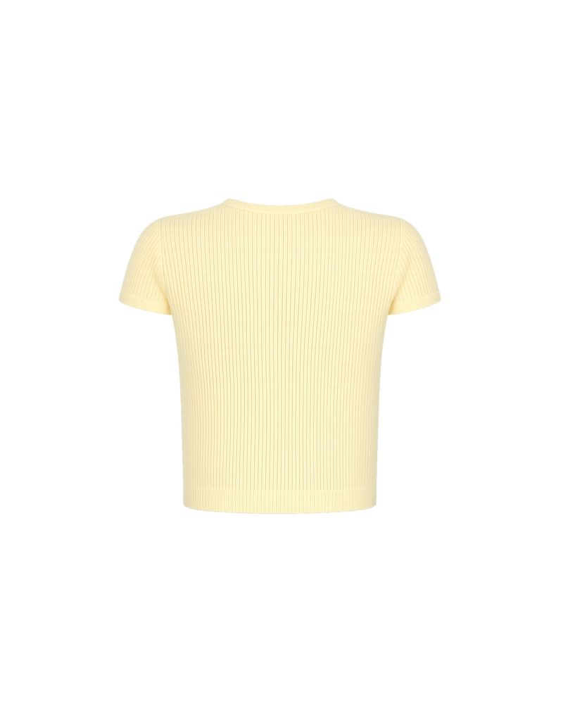 Kaley Cap Sleeve Button Summer Knit Cardigan Butter