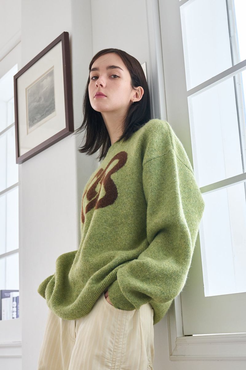 MP SYMBOL KNIT GREEN