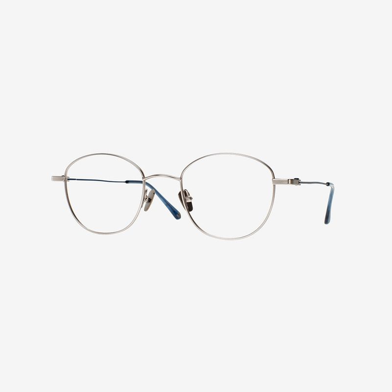 Knouun Round titanium glasses CODE. 103. B Silver