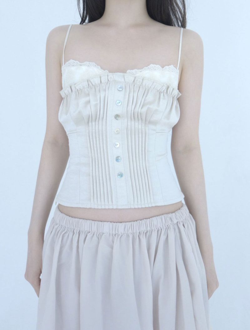 pearl corset top