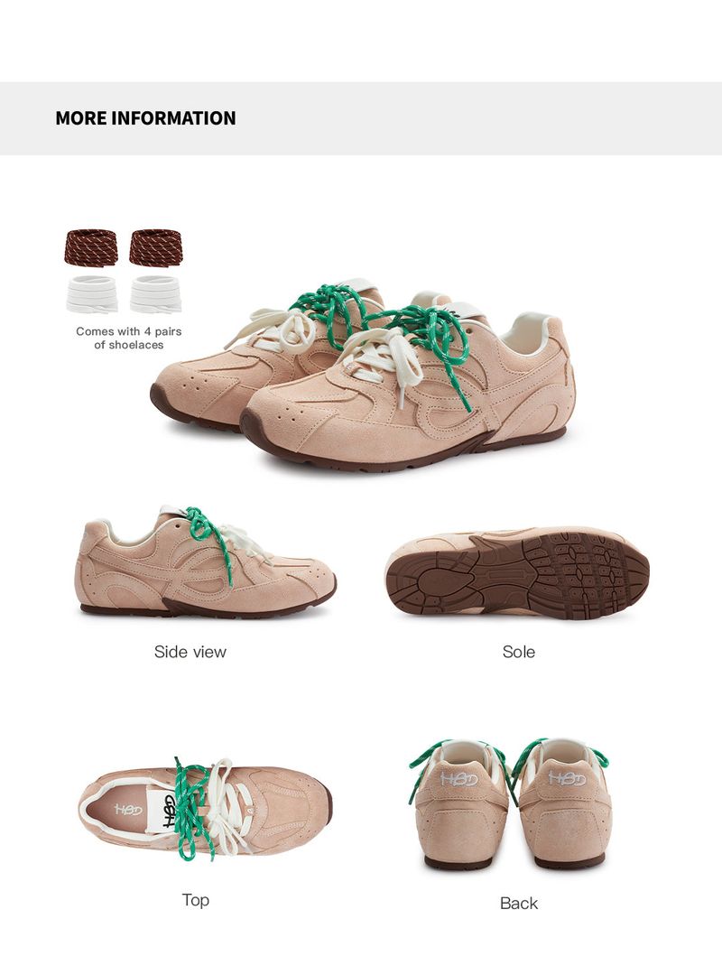 HBD "Little Puff" Thin-Soled Casual Shoes