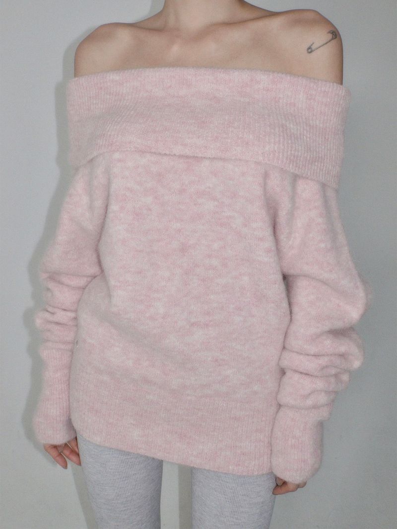 PALEJADE（ペールジェイド）の「Suri Alpaca Off-Shoulder Knit（Tops）」