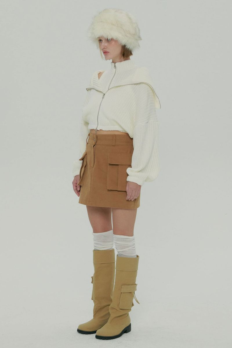 CARGO MINI SKIRT / BEGIE