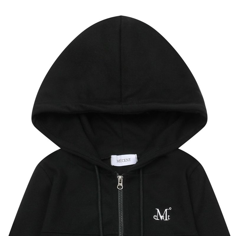 VIV TWO-WAY CROP KNIT ZIP-UP (2Color)