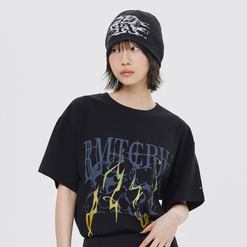 VOLUME LOGO THUNDER CLOUD TEE SHIRT