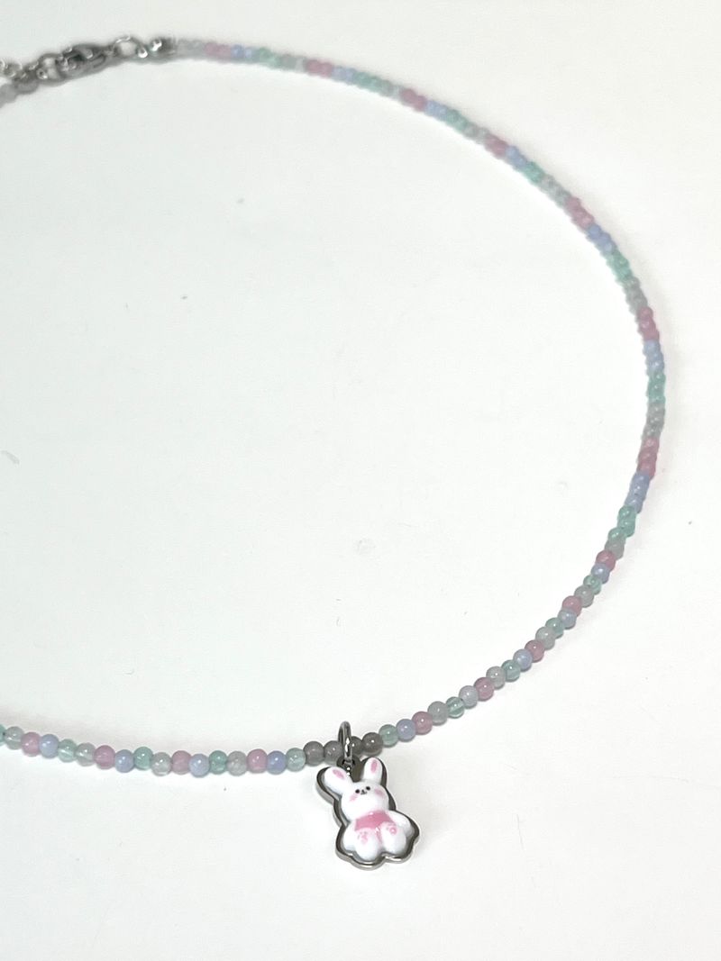 MADE candy bunny necklace