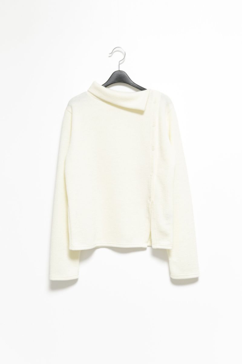 bokashi unbal collar knit top(4colors)