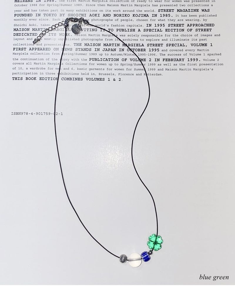 point beads necklace (6color)
