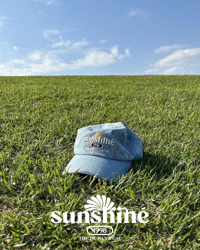 SUNSHINE WASHED DENIM BALL CAP / BLUE