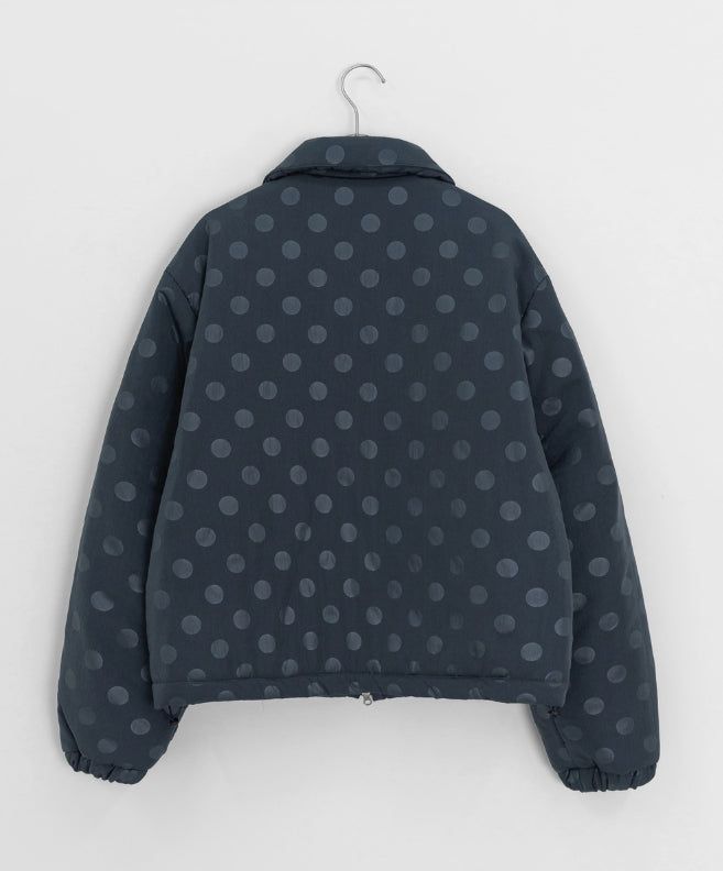 Calper 3oz Dot Collar Padding Jumper