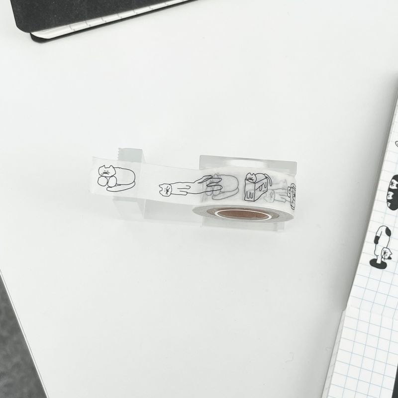 Insignificant cat masking tape