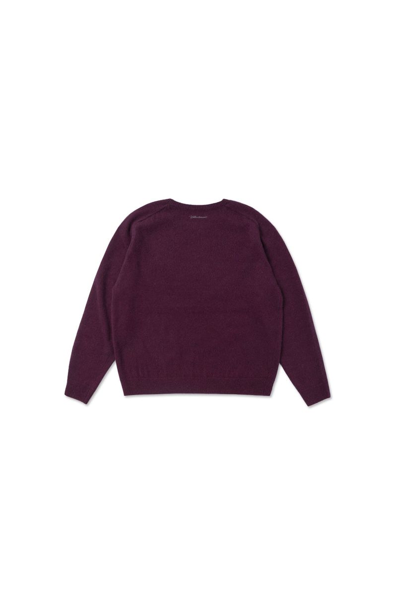Cuddle raccoon knit_purple