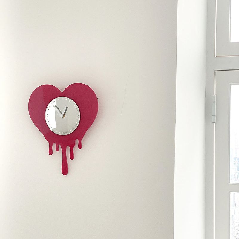 MY BLOODY ROMANCE Silent Wall Clock - Red