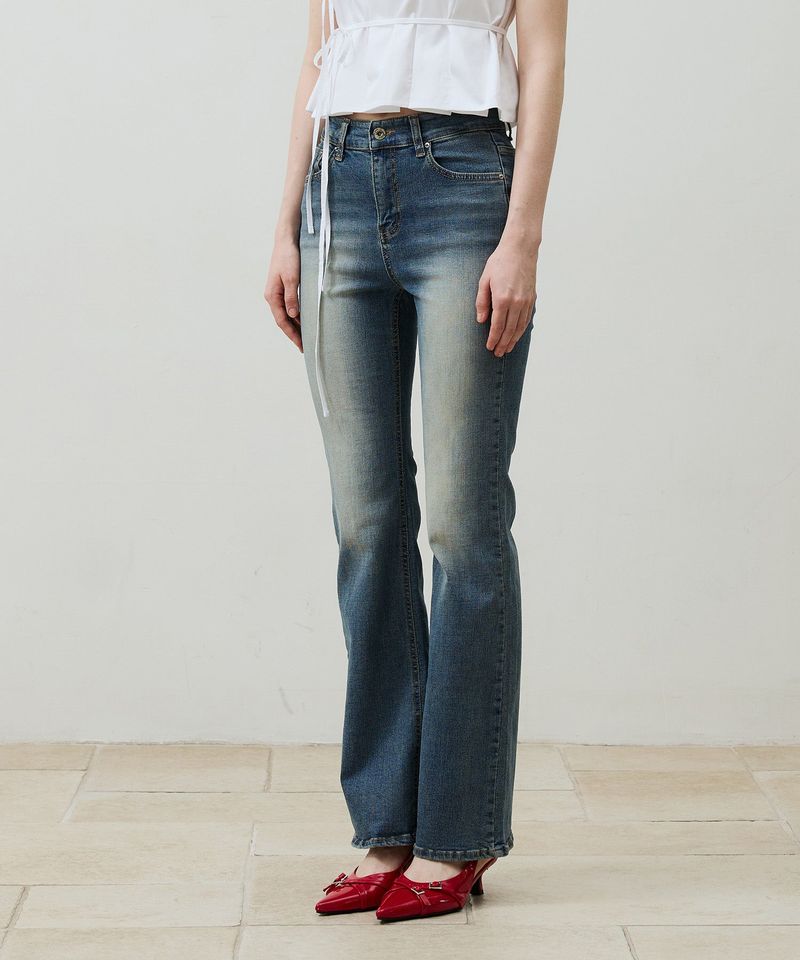 ROEL BOOTCUT DENIM PANTS / BLUE
