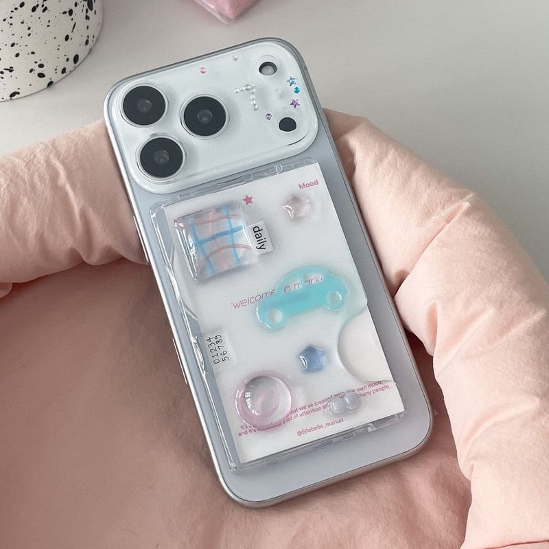 Ellebelle market（エルベルマーケット）の「[made]blue day ver magsafe card wallet（Smartphone Accessories）」