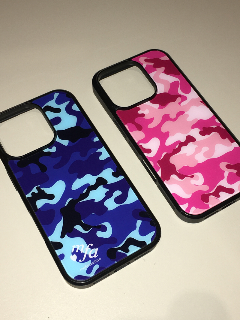 pink camo glass case