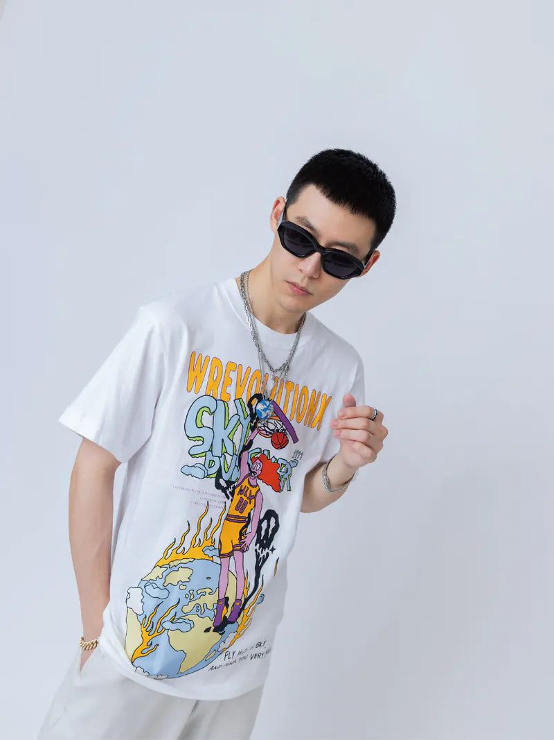 Sky Dunker T-Shirt(White)