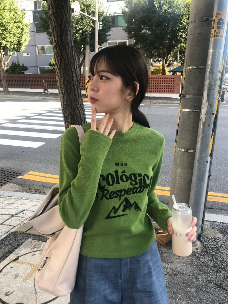 Arco iris（アルコイリス）の「Belle lettering T（Tops）」