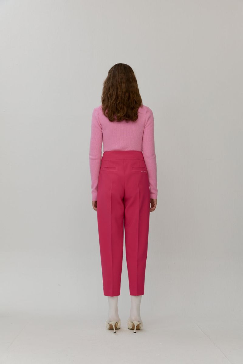 Pin tuck pants