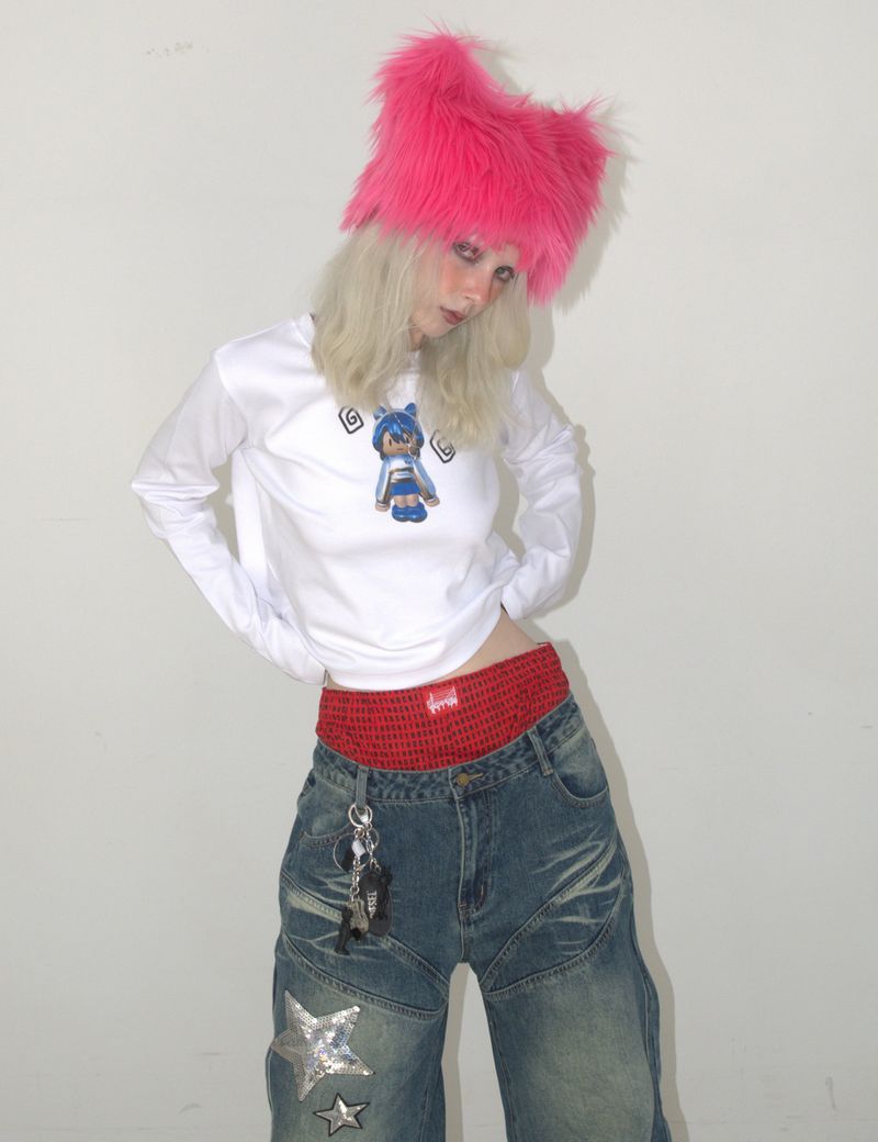 Kater Moji Long Sleeve WHITE