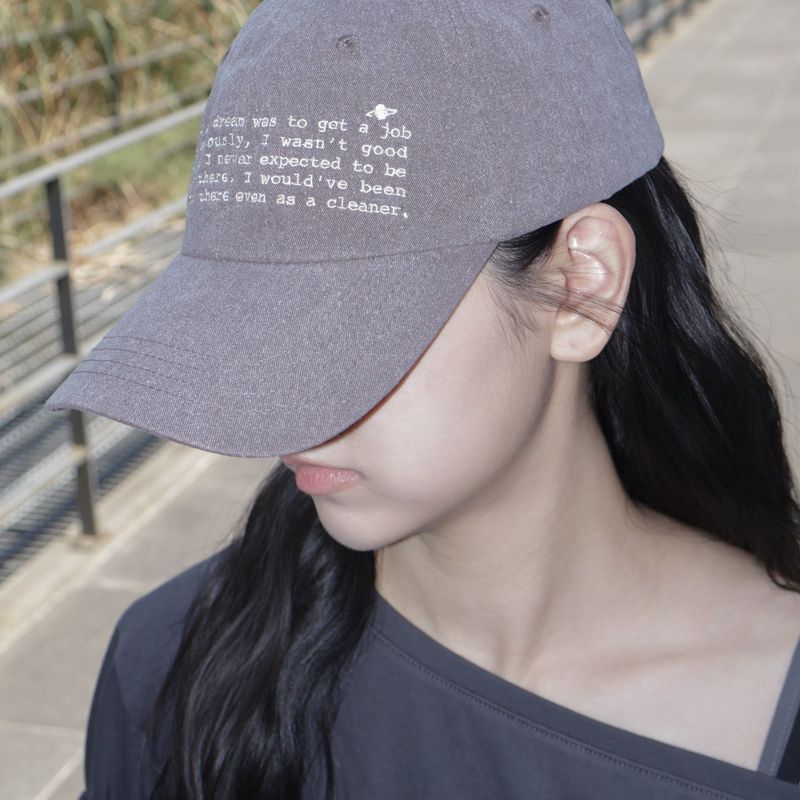 Pai oui（パイウィ）の「Little-dreamer washed ball cap_brown（Hats）」