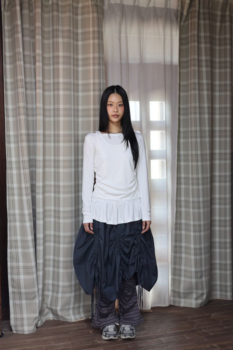 BFEEP（ビーピーピ）の「 ripple warmer tee_white（Tops）」