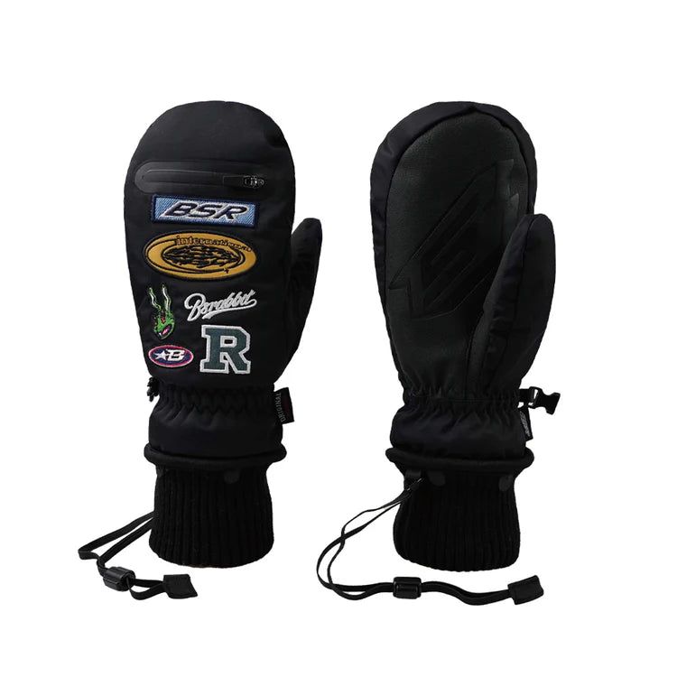 BSRABBIT（ビエスラビット）の「VARIETY PATCH GLOVE BLACK（Fashion Accessories）」