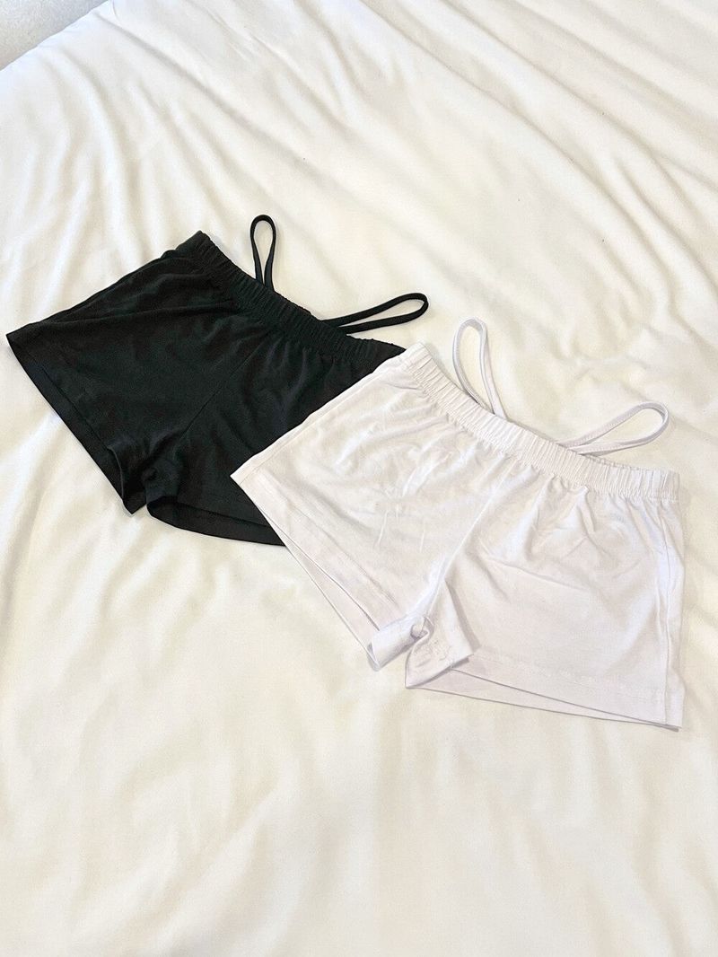 981. Strap layered inner short pt (2color)