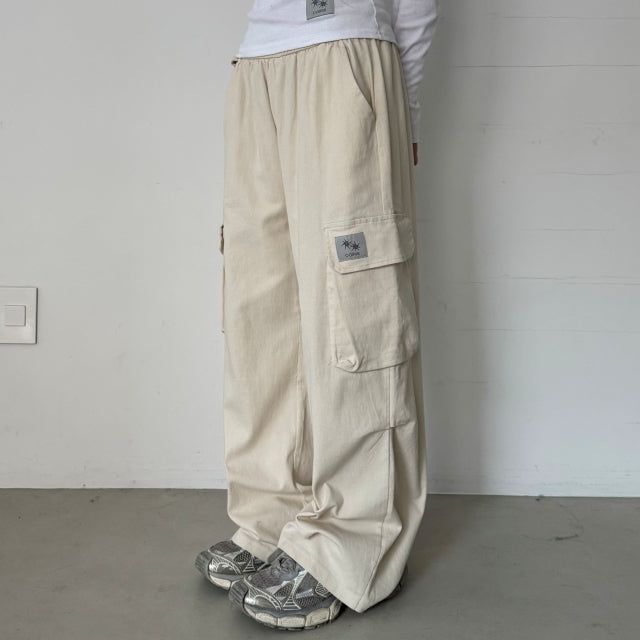 COIRIS（コイリス）の「LUDI CARGO WIDE COTTON PANTS (3COLOR)（Pants）」